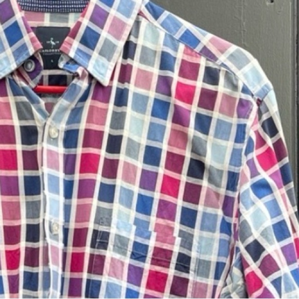 Tailorbyrd men’s long-sleeve casual button down men’s size large